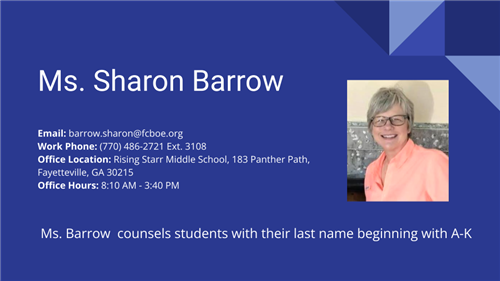 Ms Shannon Barrow Information